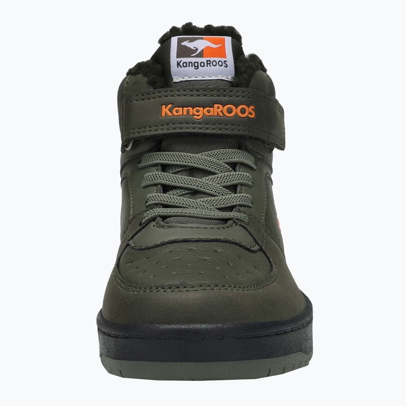 Buty dziecięce KangaROOS K-CP Bound Mid EV military green / flame 10