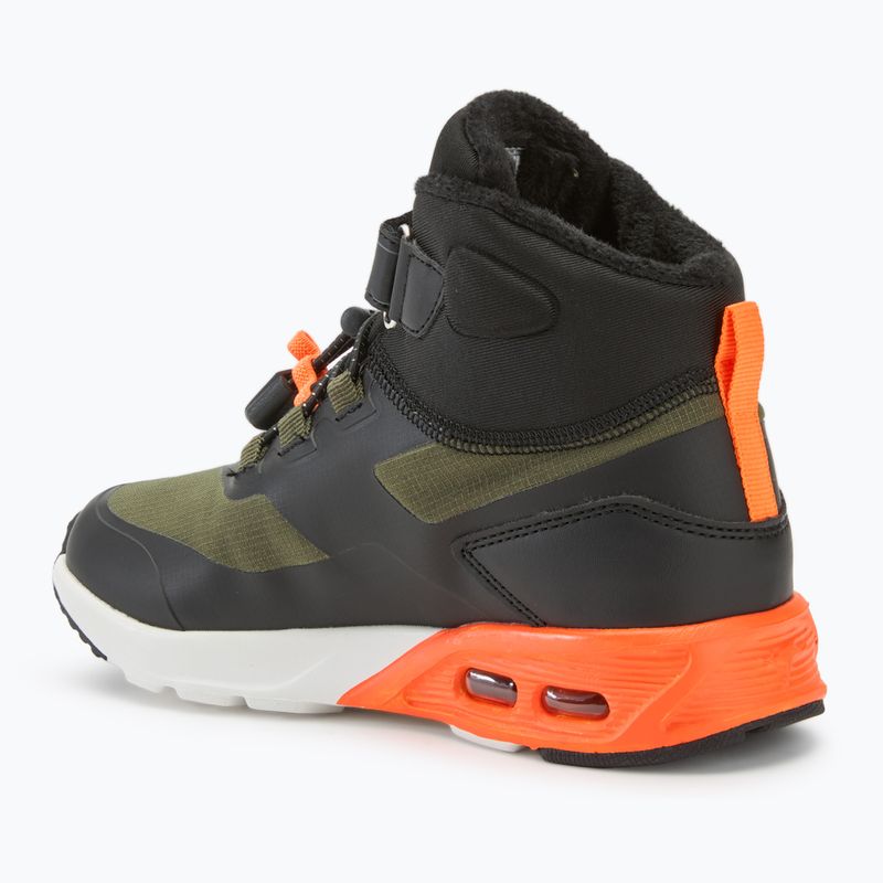 Buty dziecięce KangaROOS KX-Toke Mid EV military green / neon orange 3