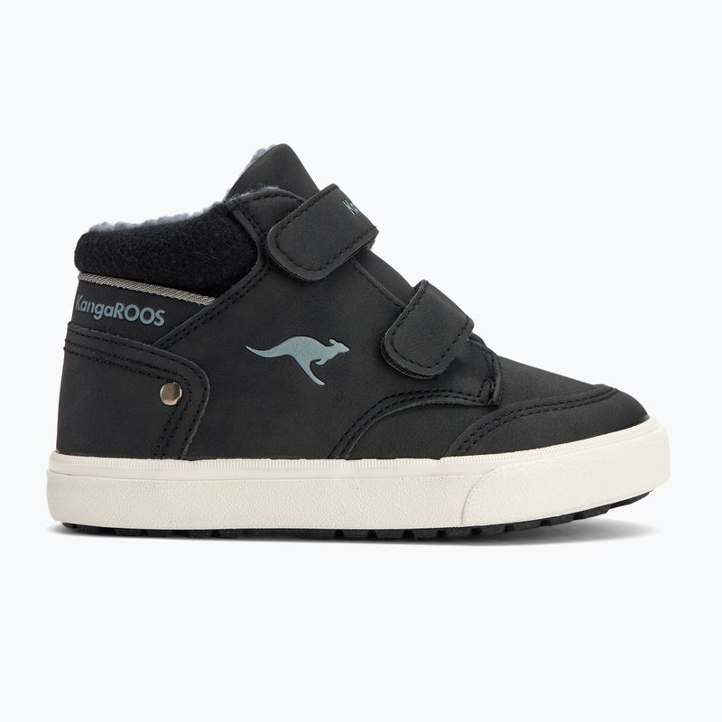 Buty dziecięce KangaROOS KaVu Primo V jet black/steel grey 2