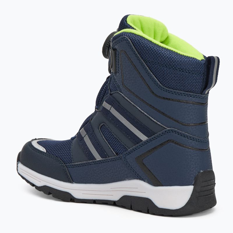 Śniegowce dziecięce KangaROOS K-MJ Hunter RTX FX dark navy / lime 3