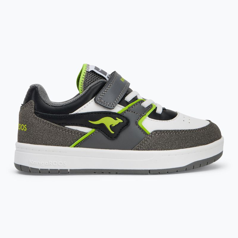 Buty dziecięce KangaROOS K-CP Bounder EV steel grey/neon green 2