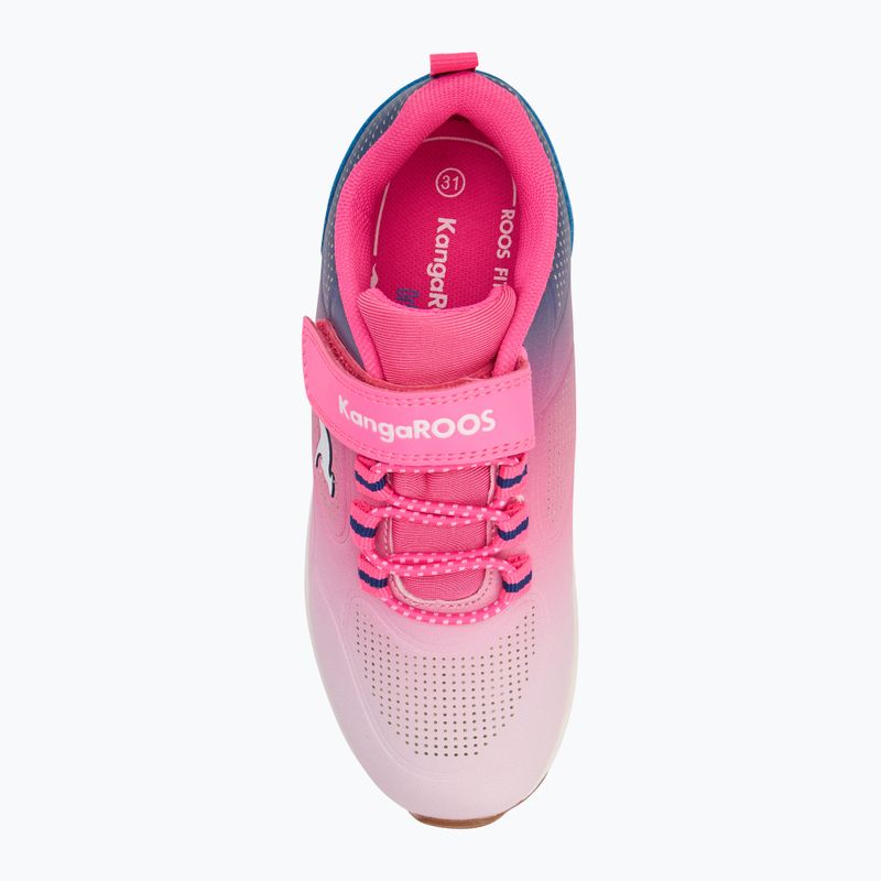 Buty dziecięce KangaROOS KX-Bases EV neon pink/white 5