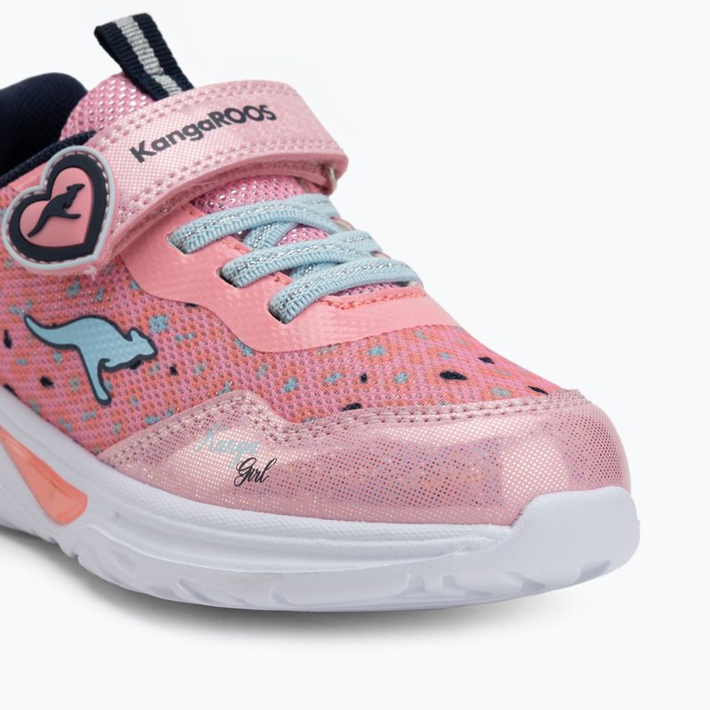 Buty dziecięce KangaROOS K-SLG Beauty EV rose/dark navy 7