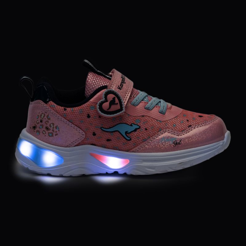 Buty dziecięce KangaROOS K-SLG Beauty EV rose/dark navy 8