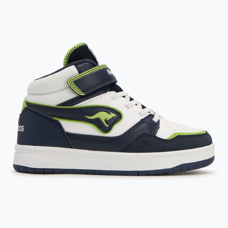 Buty dziecięce KangaROOS K-CP Dunkin Mid EV dark navy/lime 2
