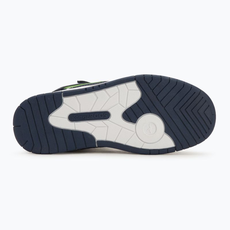 Buty dziecięce KangaROOS K-CP Dunkin Mid EV dark navy/lime 4