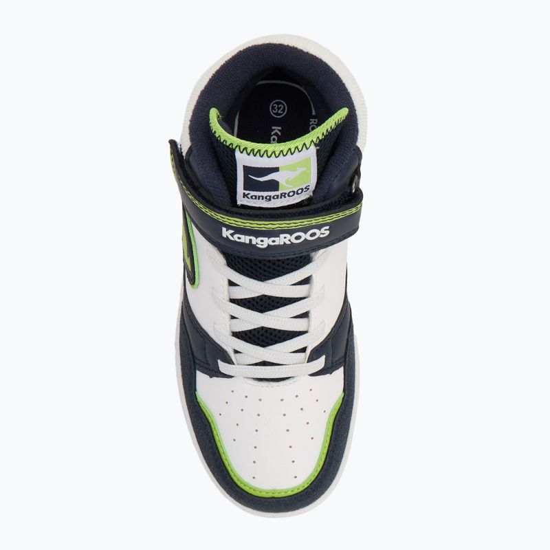 Buty dziecięce KangaROOS K-CP Dunkin Mid EV dark navy/lime 5