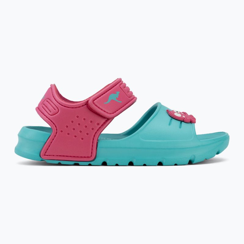 Sandały dziecięce Kangaroos KangaSwim II ocean/daisy pink 2