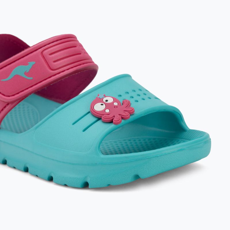 Sandały dziecięce Kangaroos KangaSwim II ocean/daisy pink 7