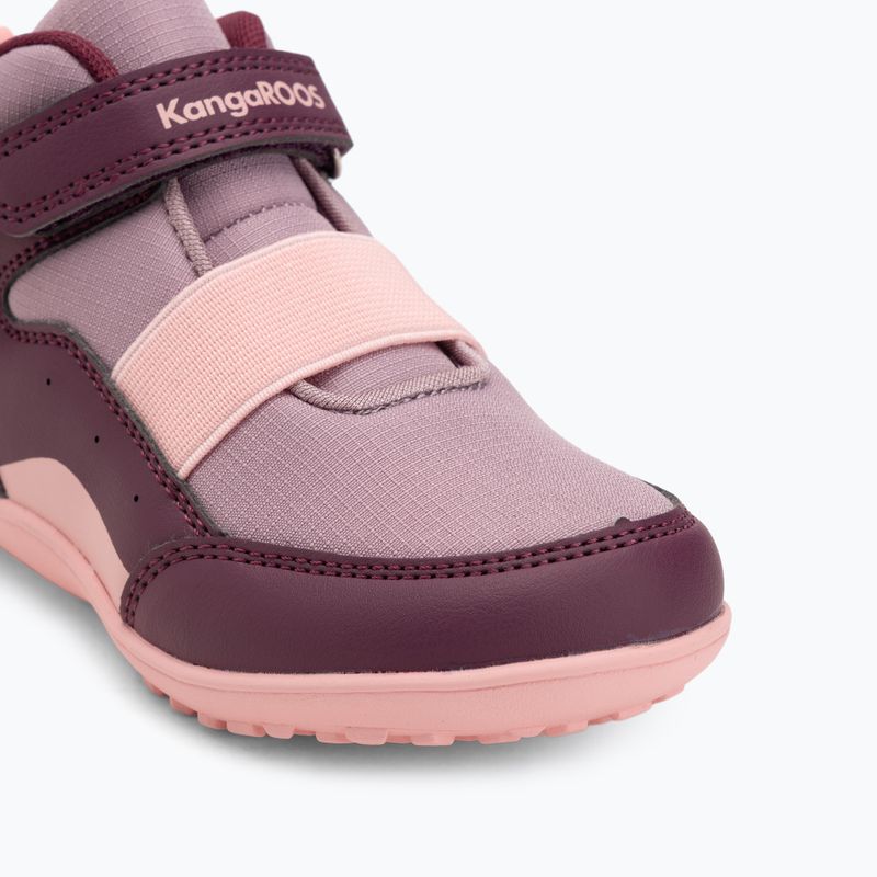 Buty dziecięce KangaROOS K-BFI Peppy EV blackberry/daisy pink 7