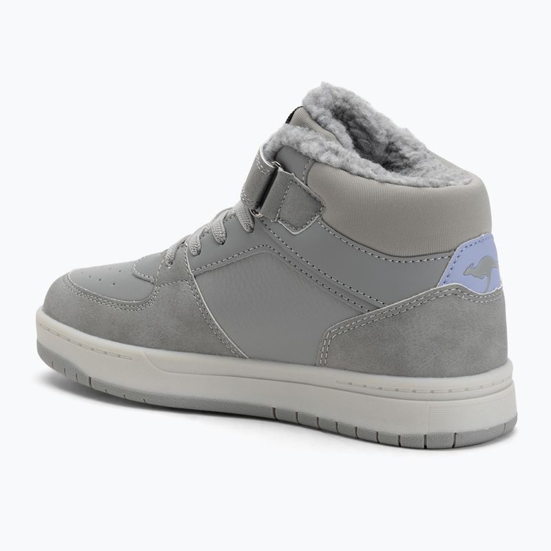 Buty dziecięce KangaROOS K-CP Bound Mid EV ultimate grey/lavendin 3
