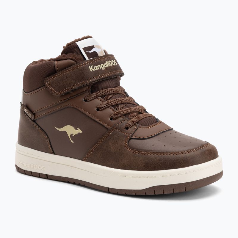Buty dziecięce KangaROOS K-CP Bound Mid EV slate black/blond wood