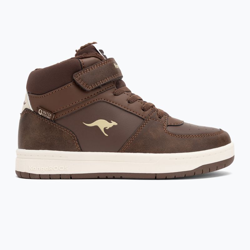 Buty dziecięce KangaROOS K-CP Bound Mid EV slate black/blond wood 2