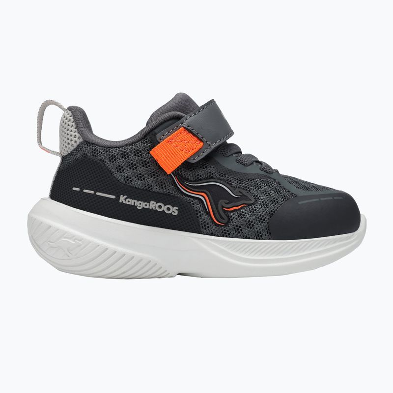 Buty dziecięce KangaROOS K-RDI Pebble EV steel grey/neon orange 8