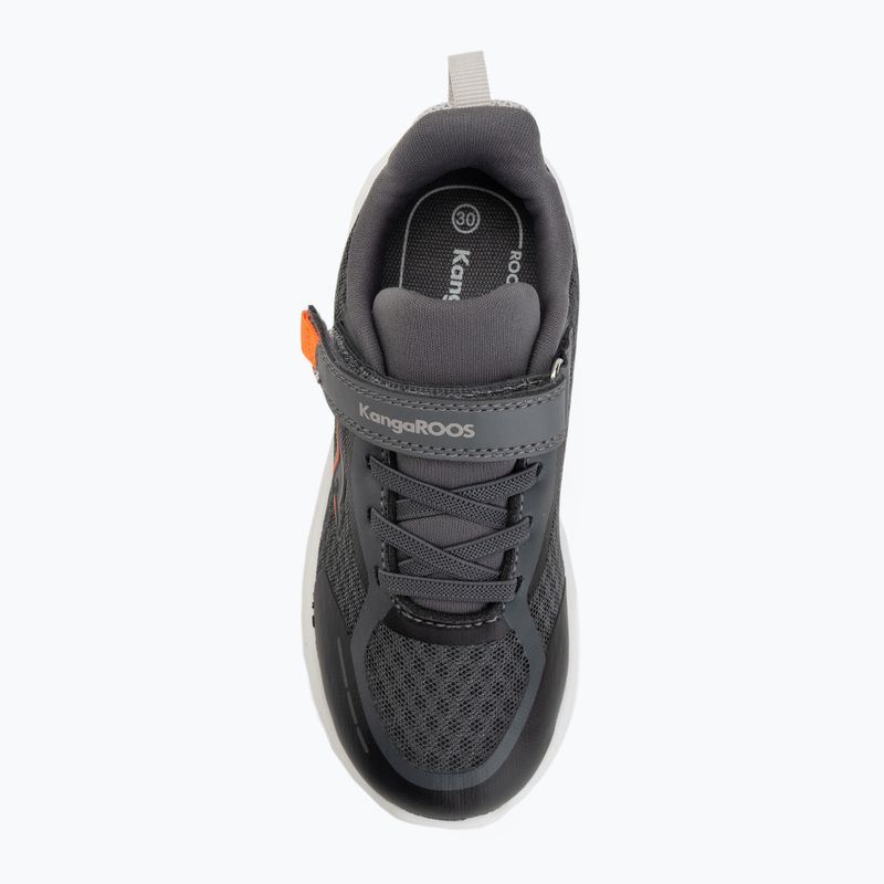 Buty dziecięce KangaROOS K-RDI Pebble EV steel grey/neon orange 5