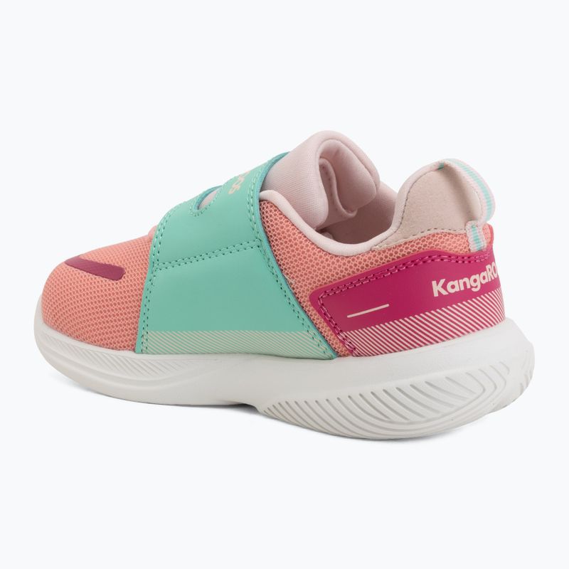 Buty dziecięce KangaROOS K-RDI Puddle V rose/cabbage 3