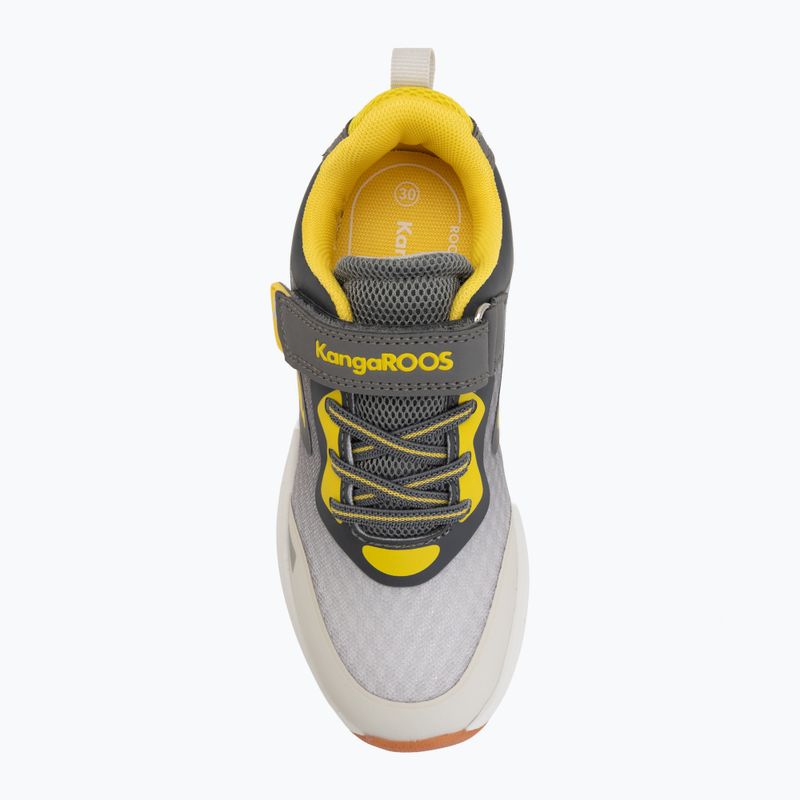 Buty dziecięce KangaROOS KB-Pang EV vapor grey/neon yellow 5