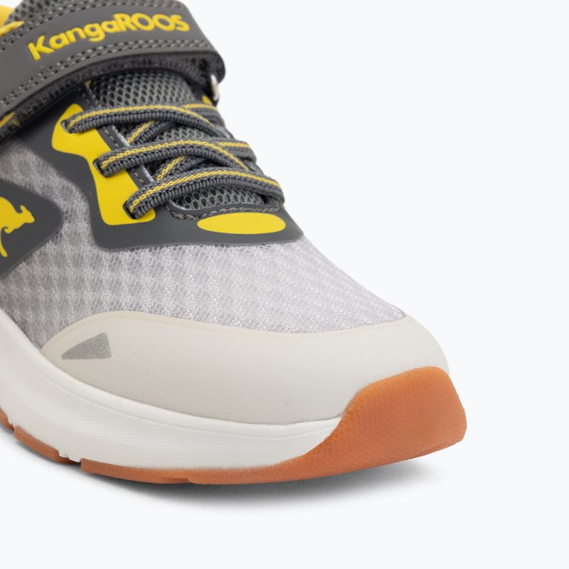 Buty dziecięce KangaROOS KB-Pang EV vapor grey/neon yellow 7