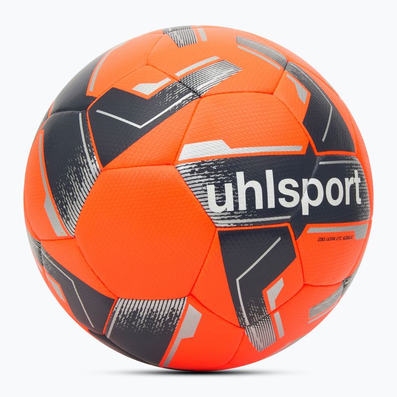 Piłka do piłki nożnej uhlsport 290 Ultra Lite Addglue fluo orange/marine/silber rozmiar 5 2