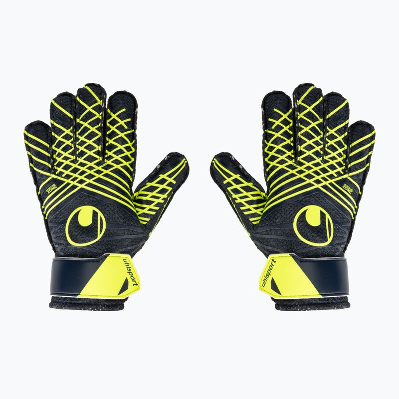 Rękawice bramkarskie uhlsport Prediction Starter Soft black/white/fluo orange