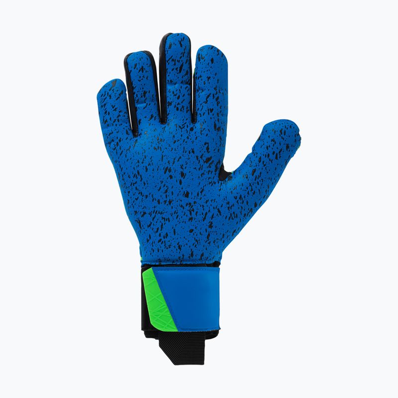 Rękawice bramkarskie uhlsport Aquagrip HN pacific blue/fluo green/w 2