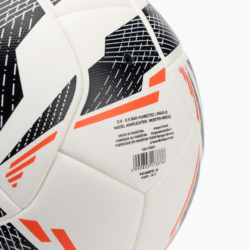 Piłka do piłki nożnej uhlsport Match Addglue white/navy/fluo red rozmiar 5 3