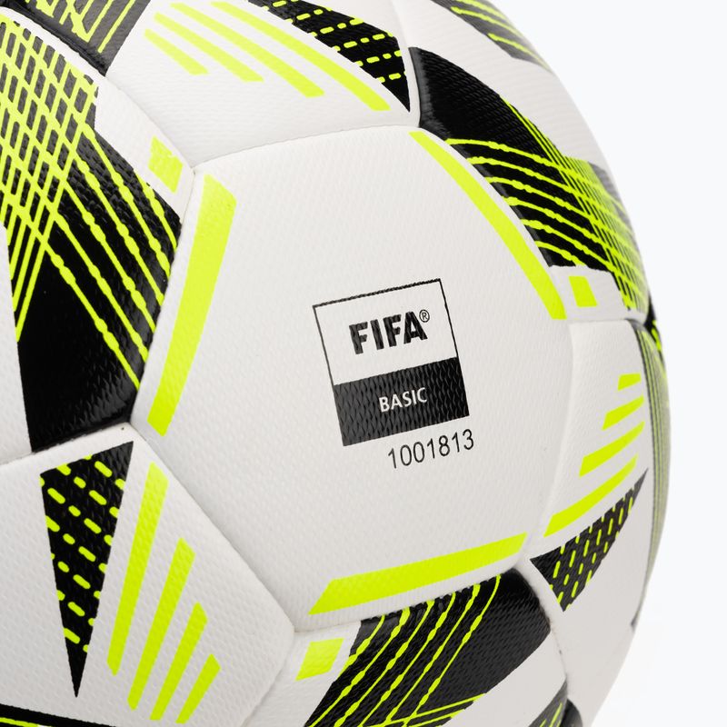 Piłka do piłki nożnej uhlsport Pro Addglue white/black/fluo yellow rozmiar 5 3