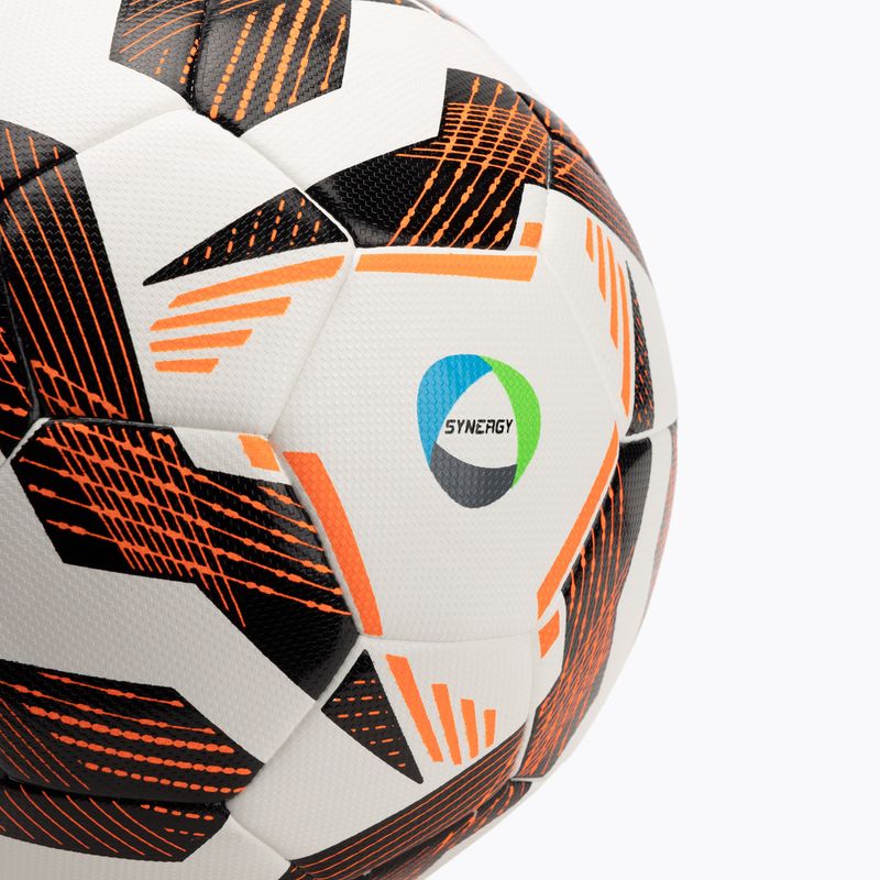 Piłka do piłki nożnej uhlsport Resist Synergy white/black/fluo orange rozmiar 5 2