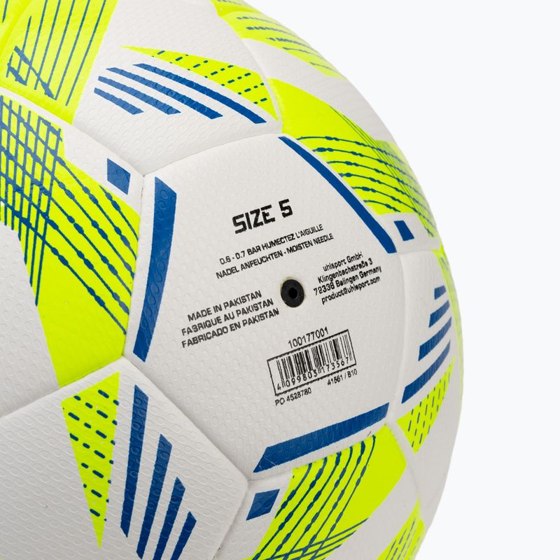 Piłka do piłki nożnej uhlsport 350 Lite Addglue white/fluo yellow/dark blue rozmiar 5 3