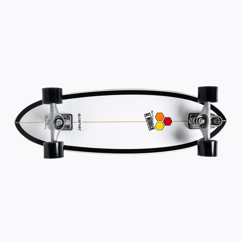 Deskorolka surfskate Carver C7 Raw 31.75" CI Black Beauty 2019 Complete biało-czarna C1013011020