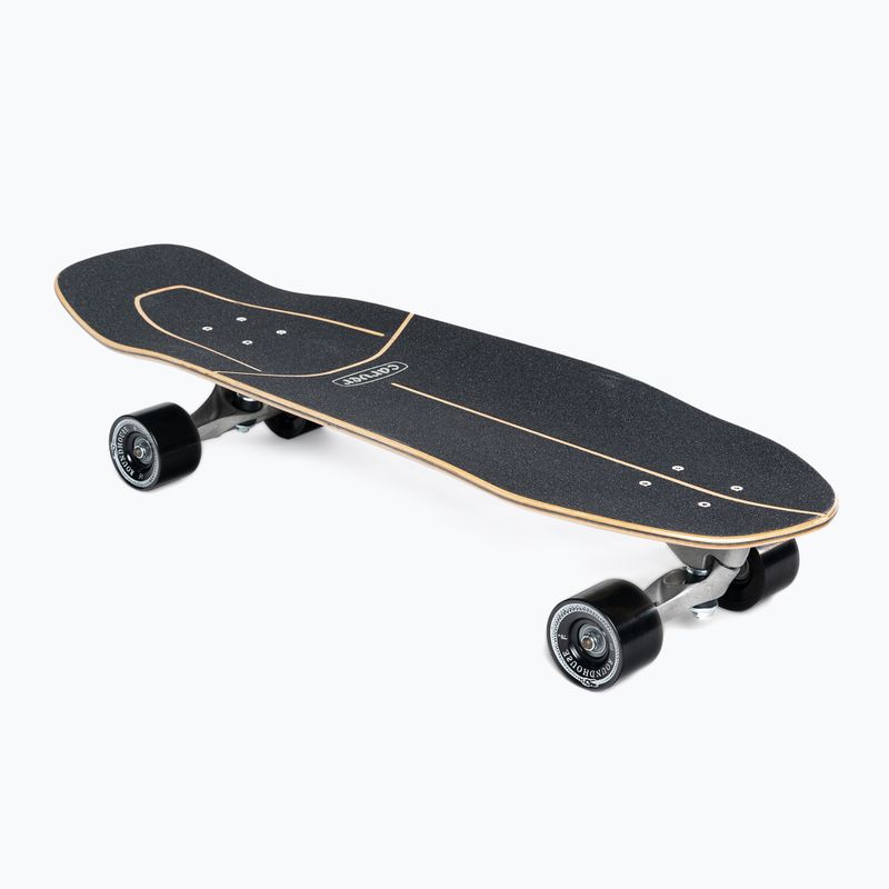 Deskorolka surfskate Carver CX Raw 31.25" Super Slab 2021 Complete czarno-żółta C1012011099 2