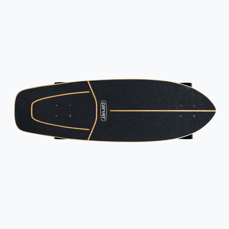 Deskorolka surfskate Carver C7 Raw 31" Resin 2022 Complete niebiesko-biała C1013011135 4