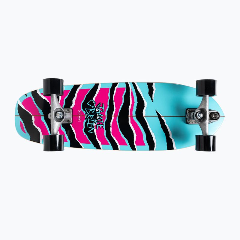 Deskorolka surfskate Carver C7 Raw 31" JOB Blue Tiger 2022 Complete niebiesko-różowa C1013011140