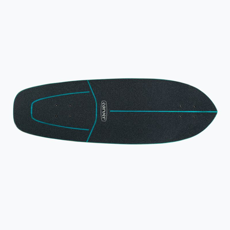 Deskorolka surfskate Carver C7 Raw 31" JOB Blue Tiger 2022 Complete niebiesko-różowa C1013011140 4