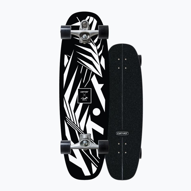Deskorolka surfskate Carver CX Raw 33" Tommii Lim Proteus 2022 Complete czarno-biała C1013011144 8