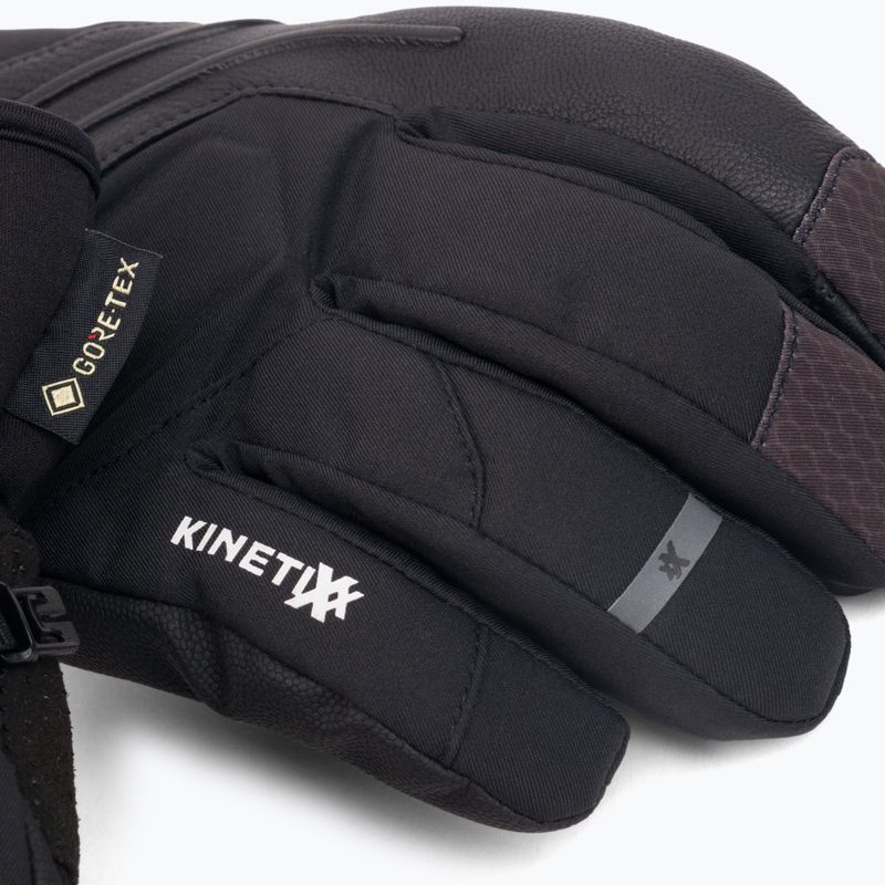 Rękawice narciarskie męskie KinetiXx Bruce Ski Alpin GTX czarne 4