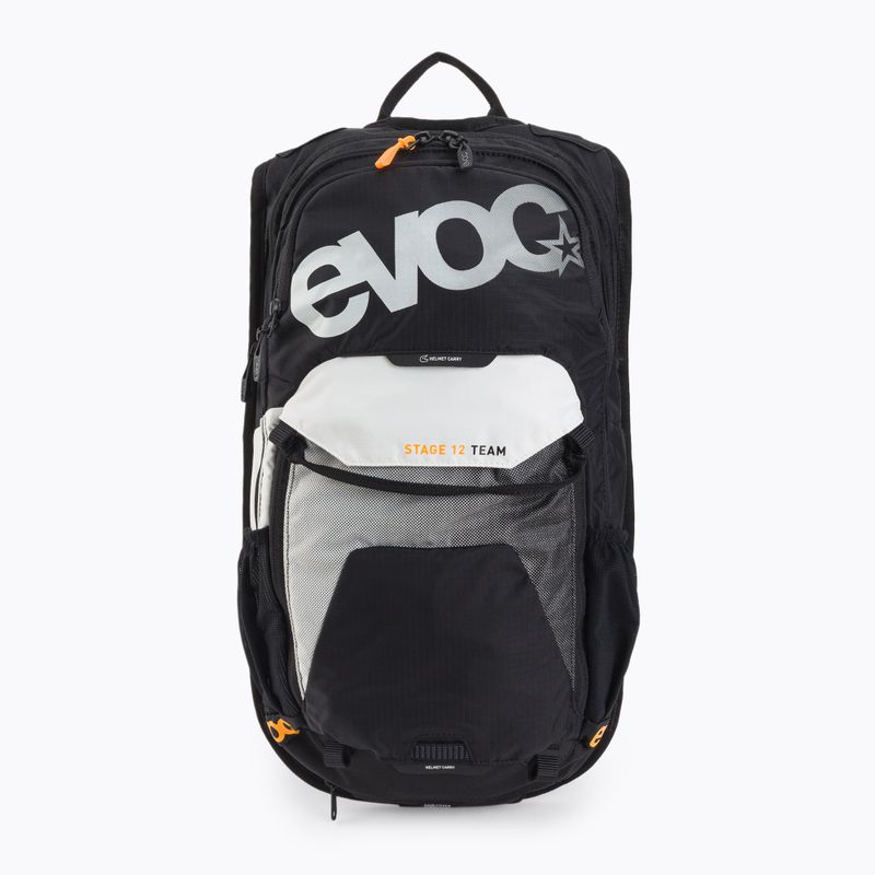 Plecak rowerowy EVOC Stage 12 Team l black/white/neon orange 2