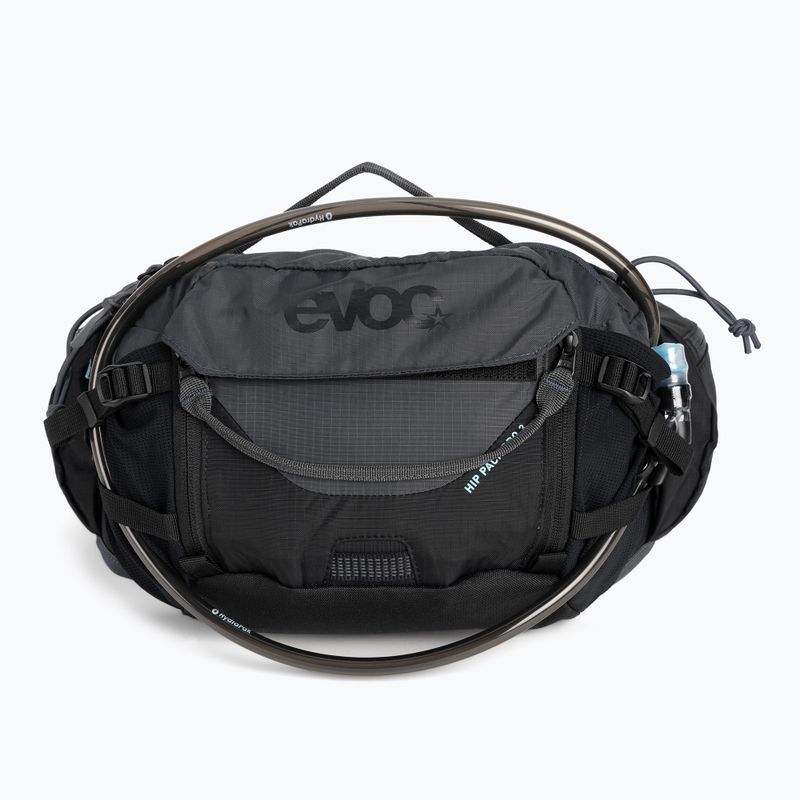 Saszetka nerka EVOC Hip Pack Pro 3 l z bukłakiem 1.5 l black/carbon grey