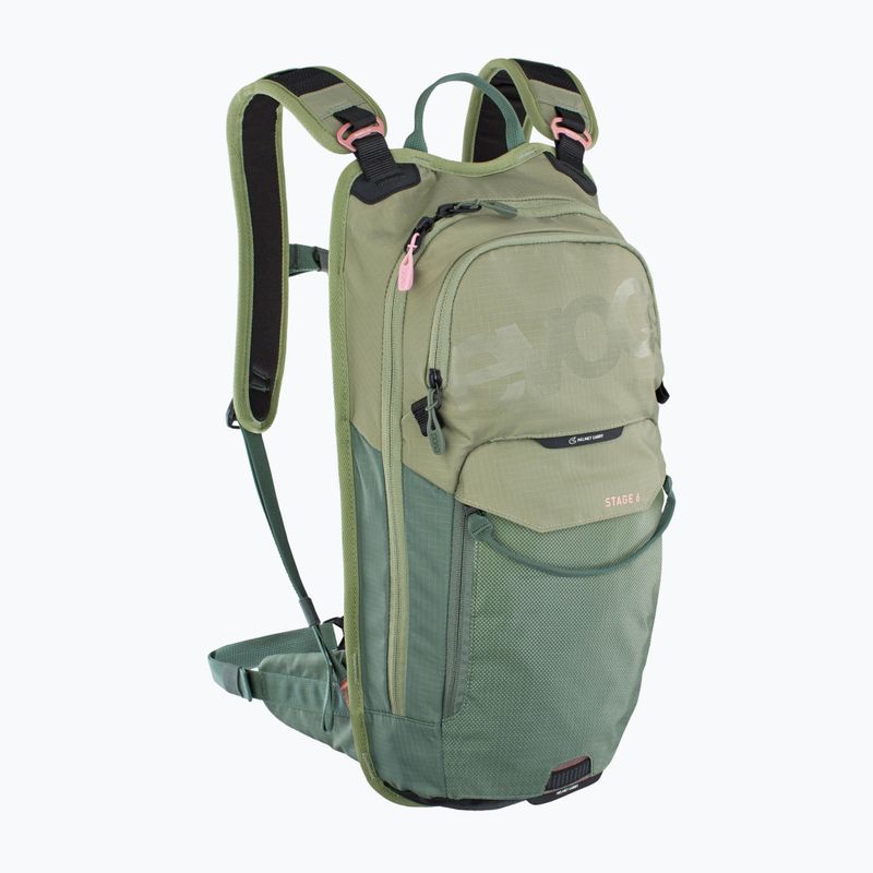 Plecak rowerowy EVOC Stage 6 l z bukłakiem 2 l light olive/olive 5