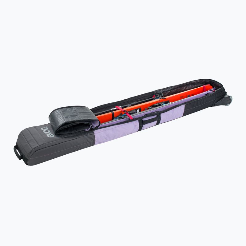 Pokrowiec na narty Evoc Ski Roller carbon grey/purple rose/black 195 cm 3
