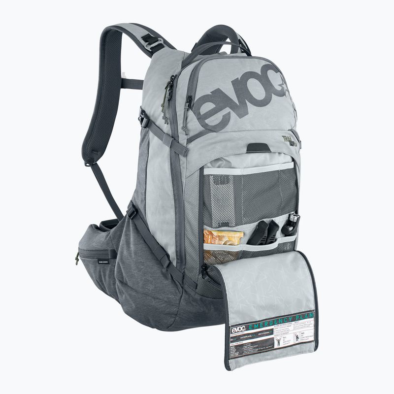 Plecak rowerowy EVOC Trail Pro 26 l stone/carbon grey 8