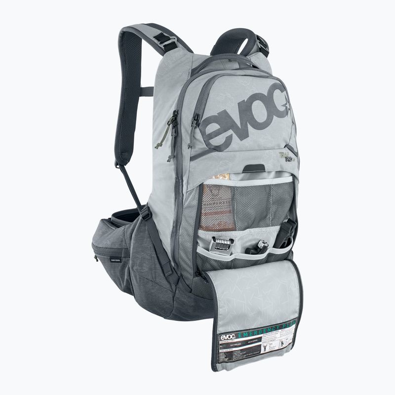 Plecak rowerowy EVOC Trail Pro 16 l stone/carbon grey 8
