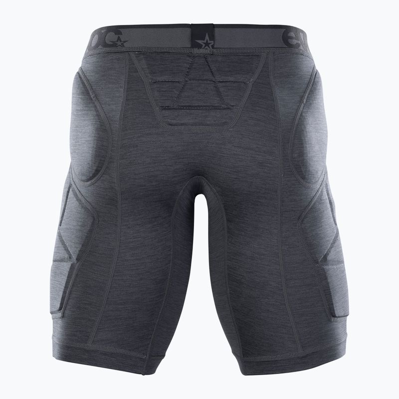 Spodenki z ochraniaczami męskie EVOC Crash Pants carbon grey 3