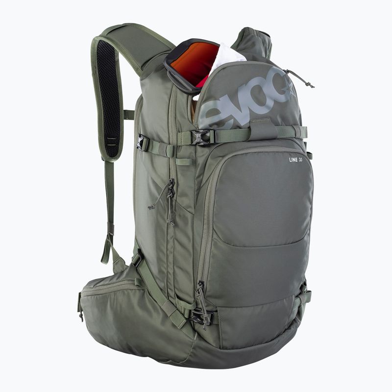 Plecak skiturowy EVOC Line 30 l dark olive 4