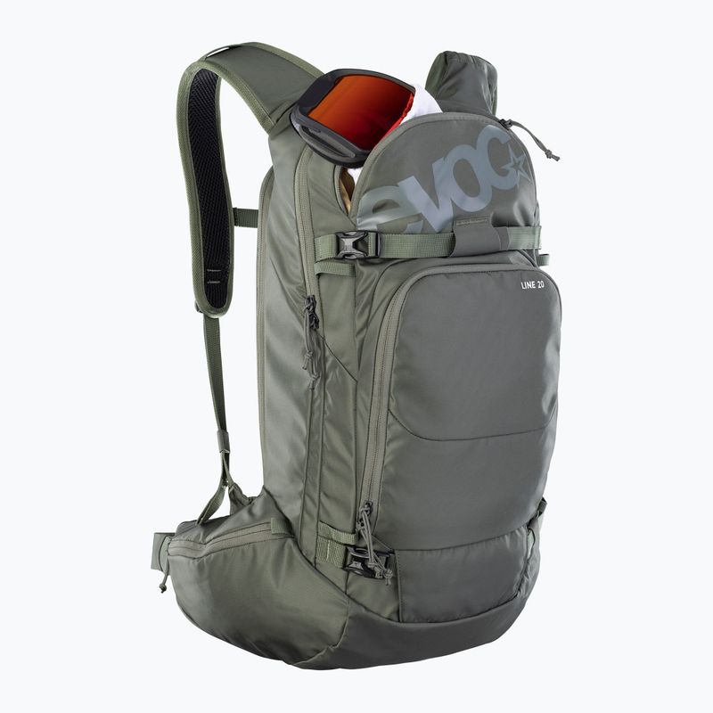 Plecak skiturowy EVOC Line 20 l dark olive 2