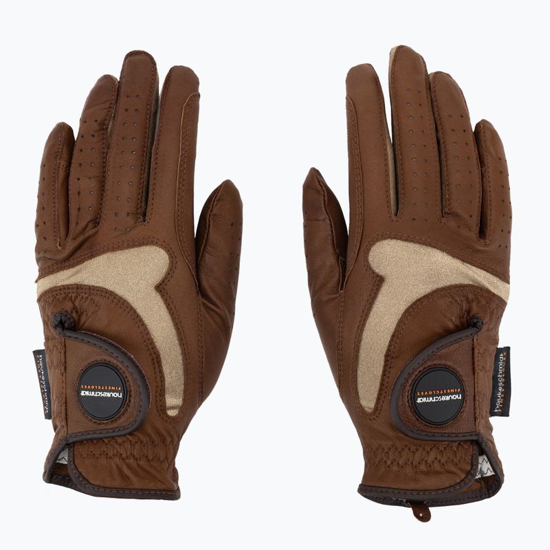 Rękawiczki jeździeckie HaukeSchmidt Arabella light brown 3