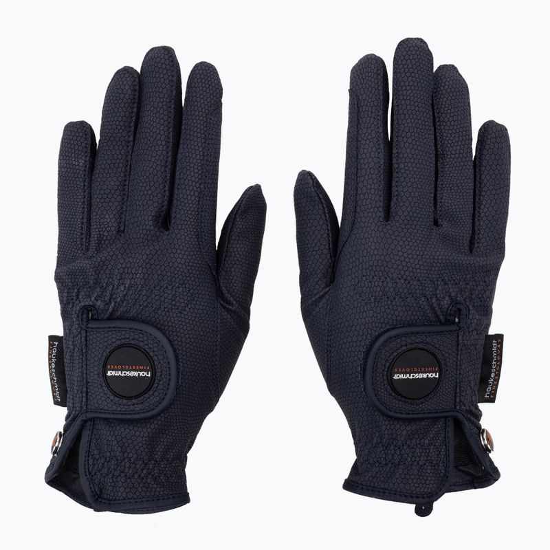 Rękawiczki jeździeckie HaukeSchmidt A touch of class navy blue 3