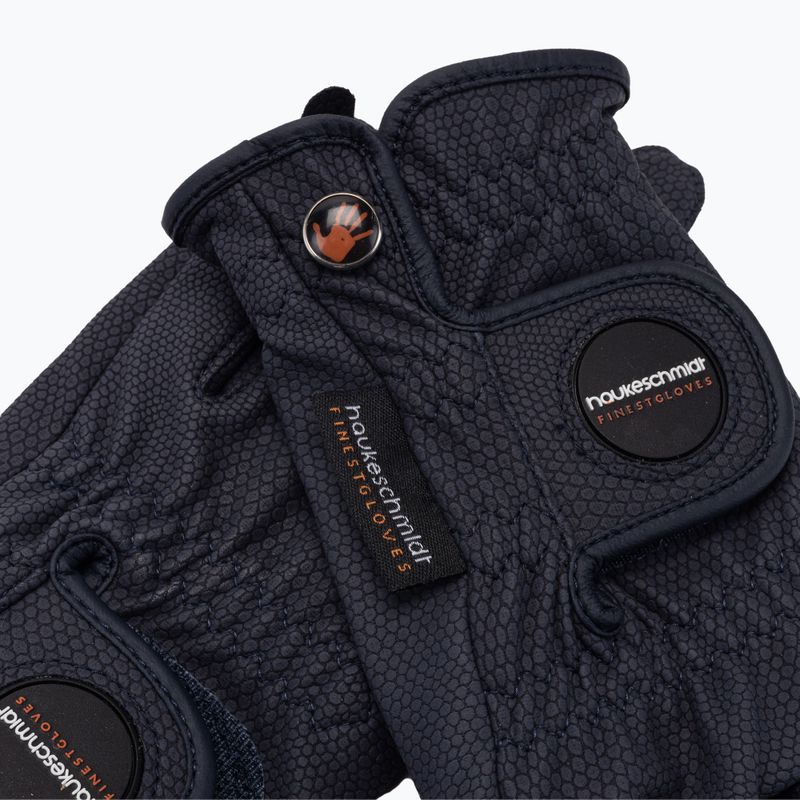 Rękawiczki jeździeckie HaukeSchmidt A touch of class navy blue 4