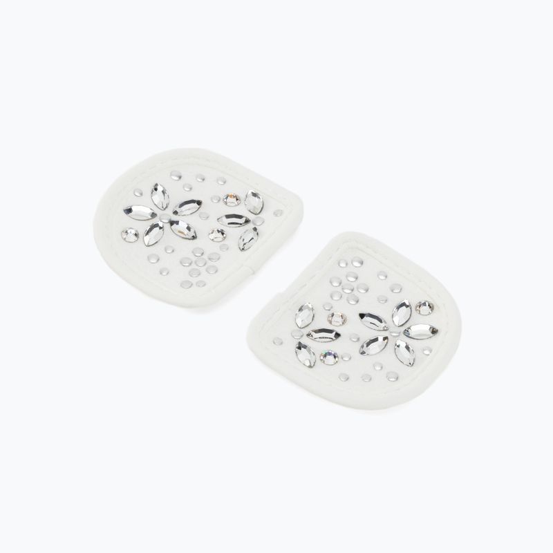 Łatki do rękawiczek jeździeckich HaukeSchmidt MagicTack Patches Flower white