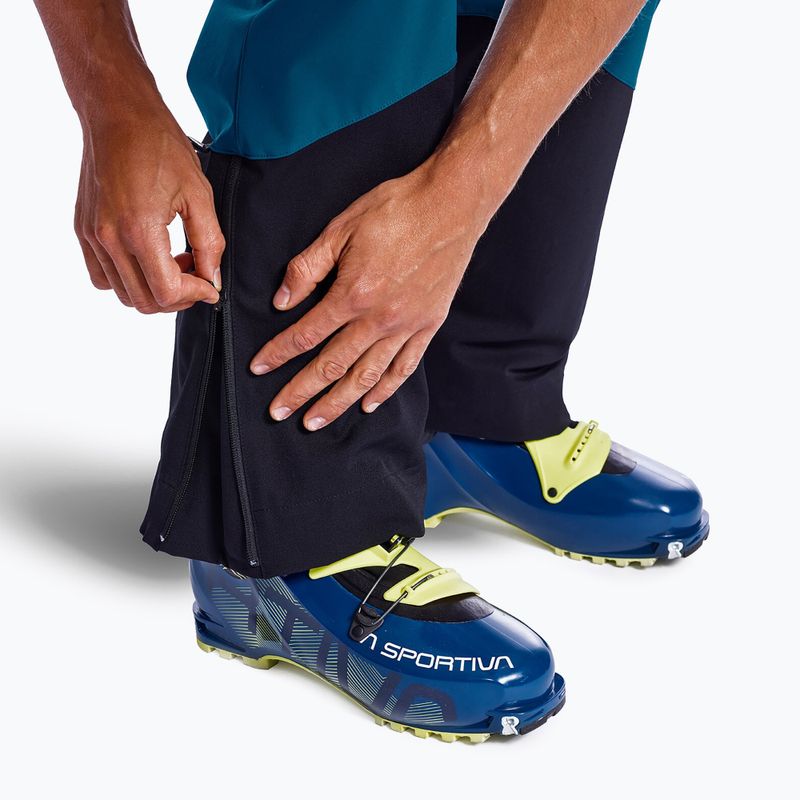 Spodnie softshell męskie ORTOVOX Pordoi petrol blue 7